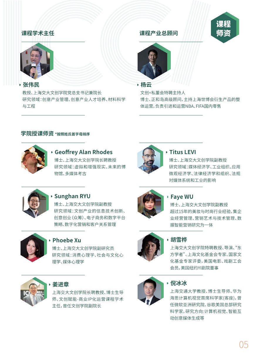 上海交大文創(chuàng)學(xué)院“新文創(chuàng)”CEO企業(yè)家研修班（第七期）招生簡章_第6頁