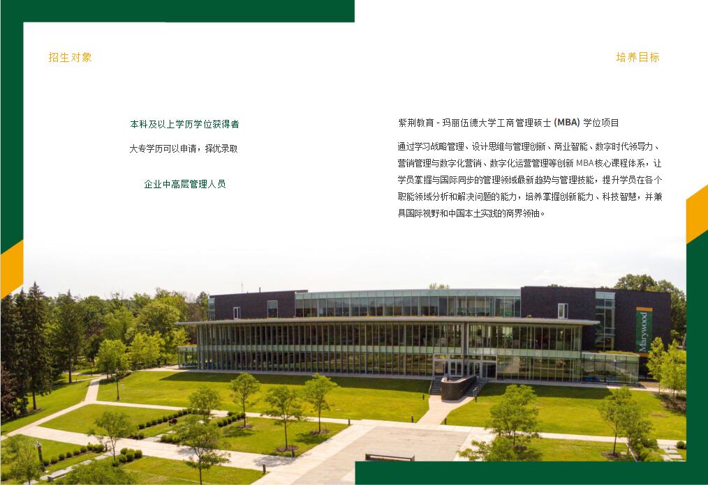 美國瑪麗伍德大學MBA