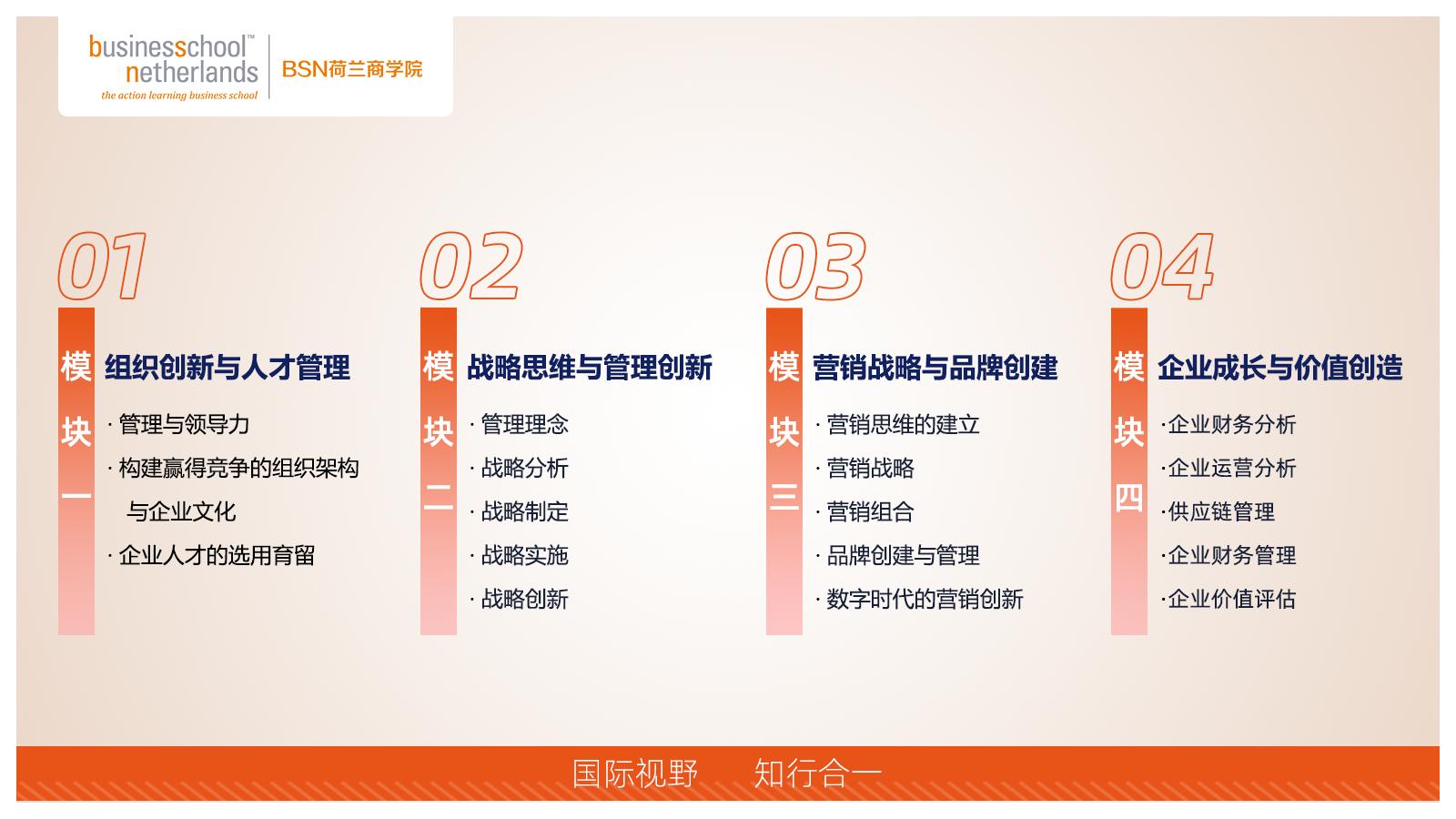 BSN荷蘭商學院MBA（線上）