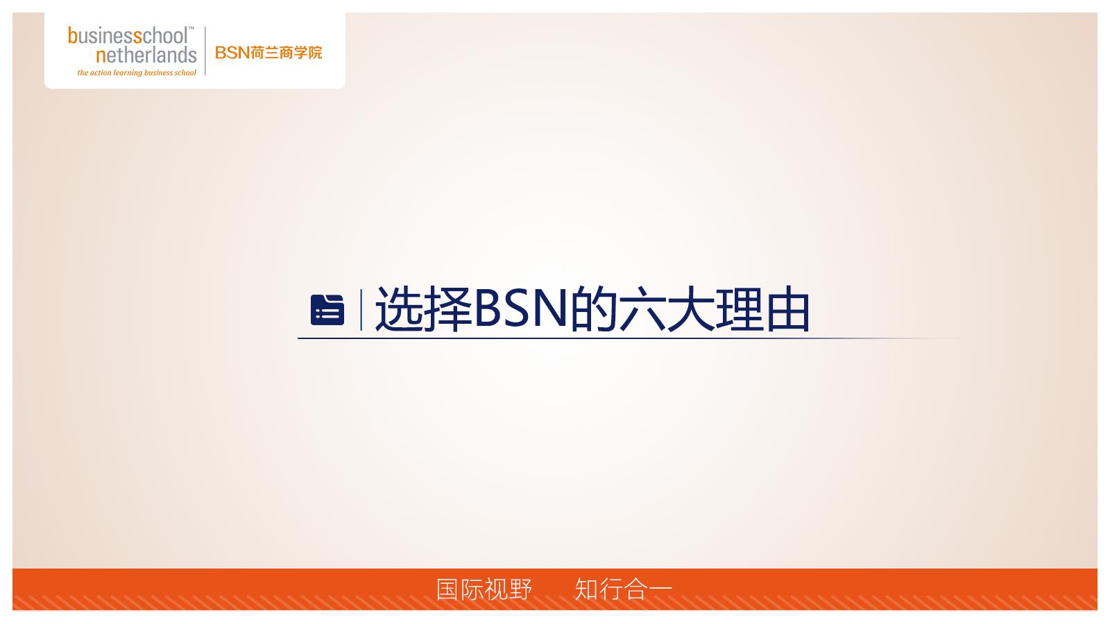 BSN荷蘭商學院MBA（線上）