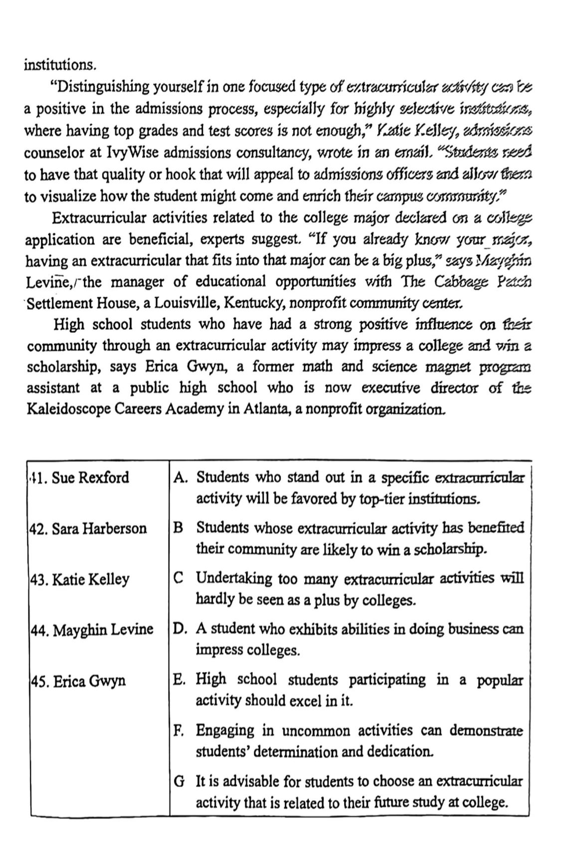 2024考研英語二答案和全解析 2024考研英語二答案和全解析