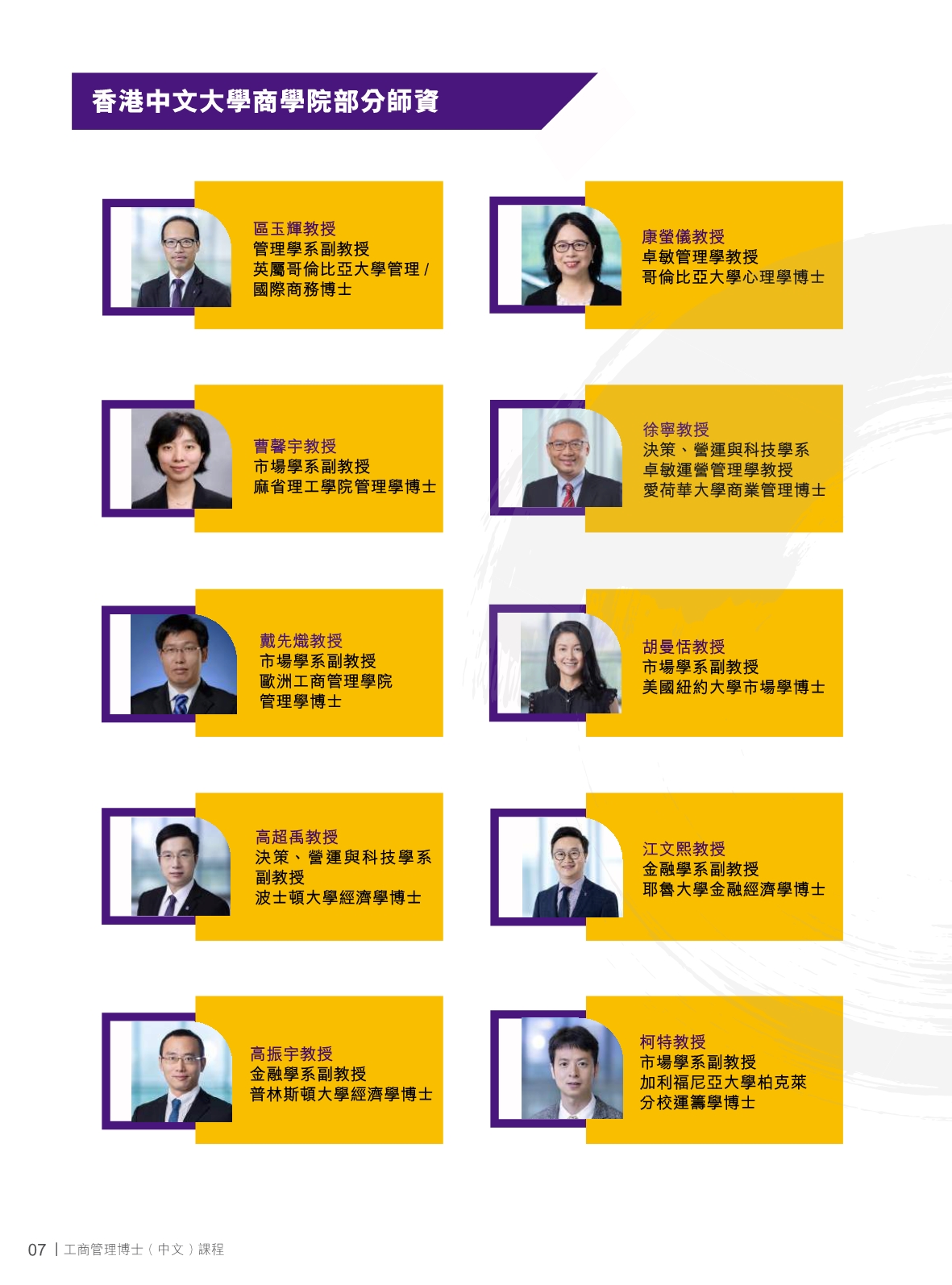 香港中文大學 DBA